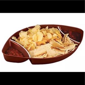 Football Game Day Party Tray w/ 2 Dip Sections 🏈